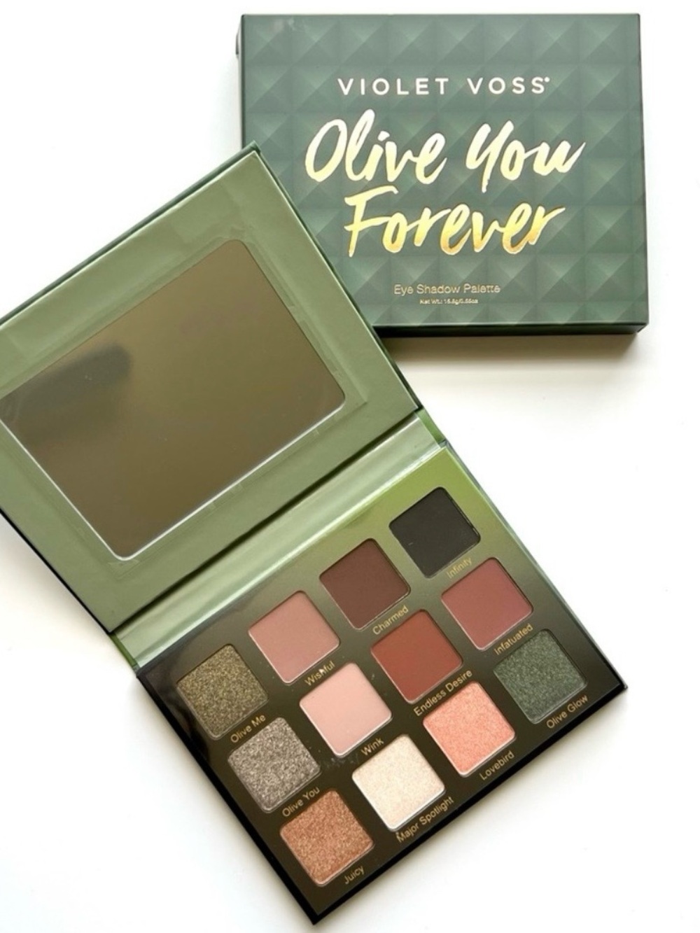 Violet Voss ~ ‘OLIVE YOU FOREVER’ Eyeshadow Palette with Box ~ Full Size 15.6 g